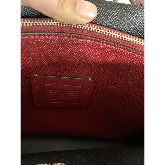 Coach Mollie Tote Bag 25 Canvas Country Floral Print & Matching Wallet Leather - Picture 11 of 16